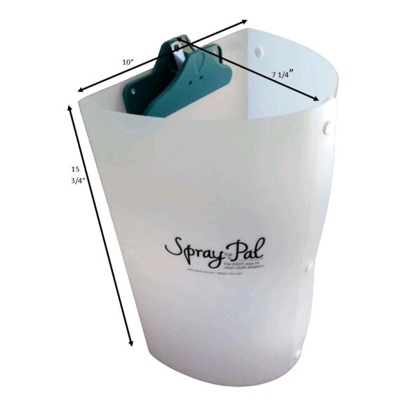 Spray Pal Cloth Diaper Sprayer Splatter Shield - Picture 3 of 9